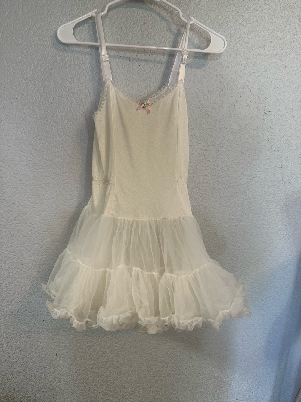 Her Majesty Full Slip with Two Layers and Ruffled Edges